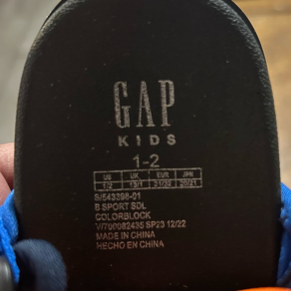 GAP Kids Boys Sporty Strap Sport Sandals Size 1/2 (231) - Picture 4 of 5